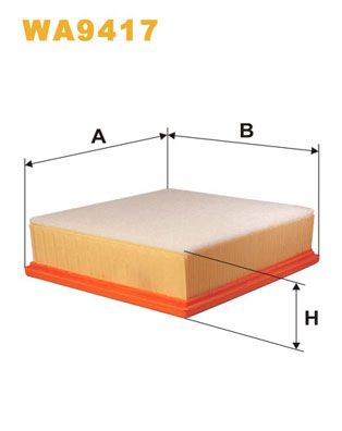 WIX FILTERS oro filtras WA9417